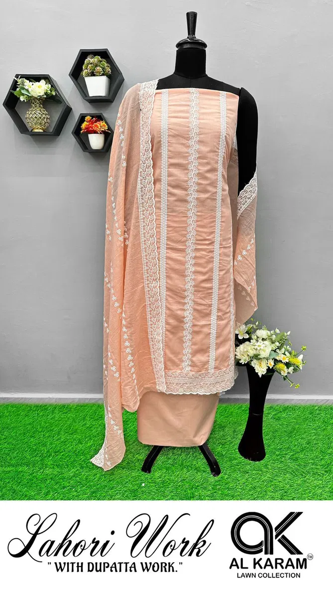 Lahori By Al Karam Pure Cotton Dress Material Suppliers In Mumbai